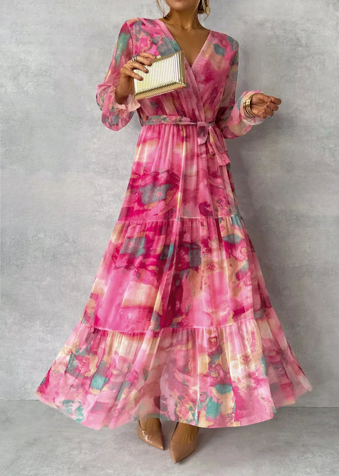 Luísa - Robe Fleurie Enveloppante