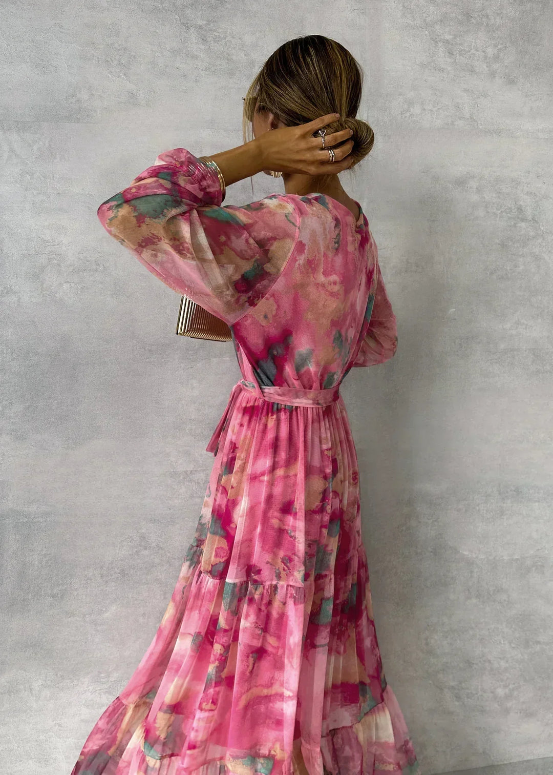 Luísa - Robe Florale Enveloppante