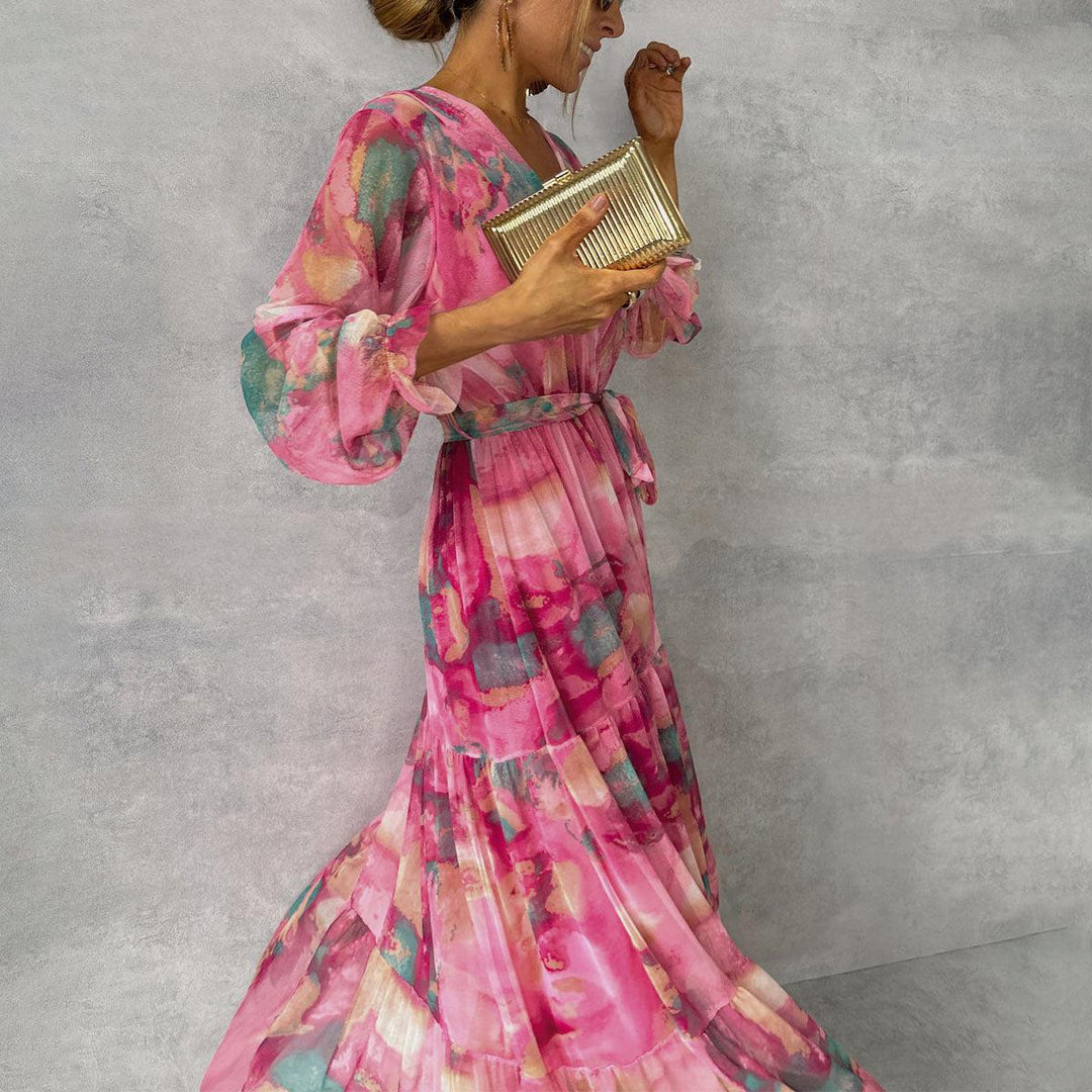Luísa - Robe Florale Enveloppante