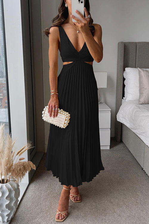 Camila - Robe Midi Sans Manches