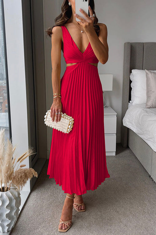 Camila - Robe Midi Sans Manches