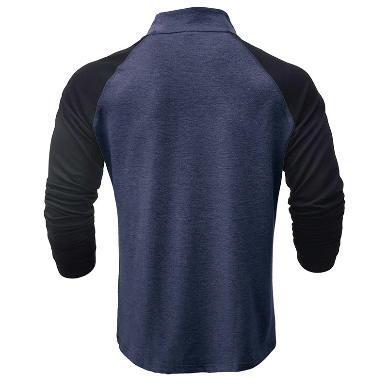 Chemise en coton avec col montant
