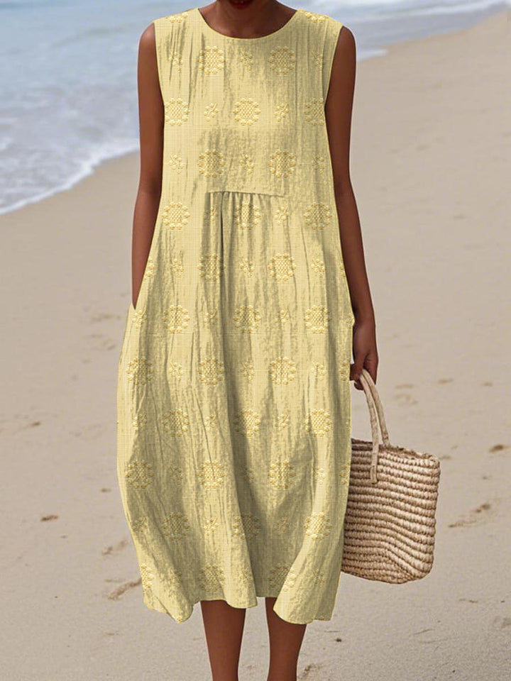 Franca - Robe en coton sans manches