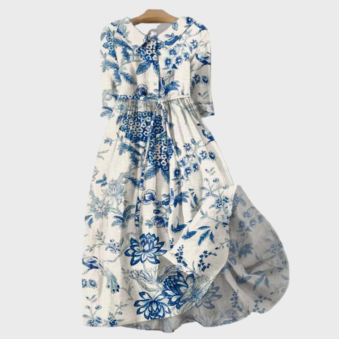Robe en Porcelaine Florale