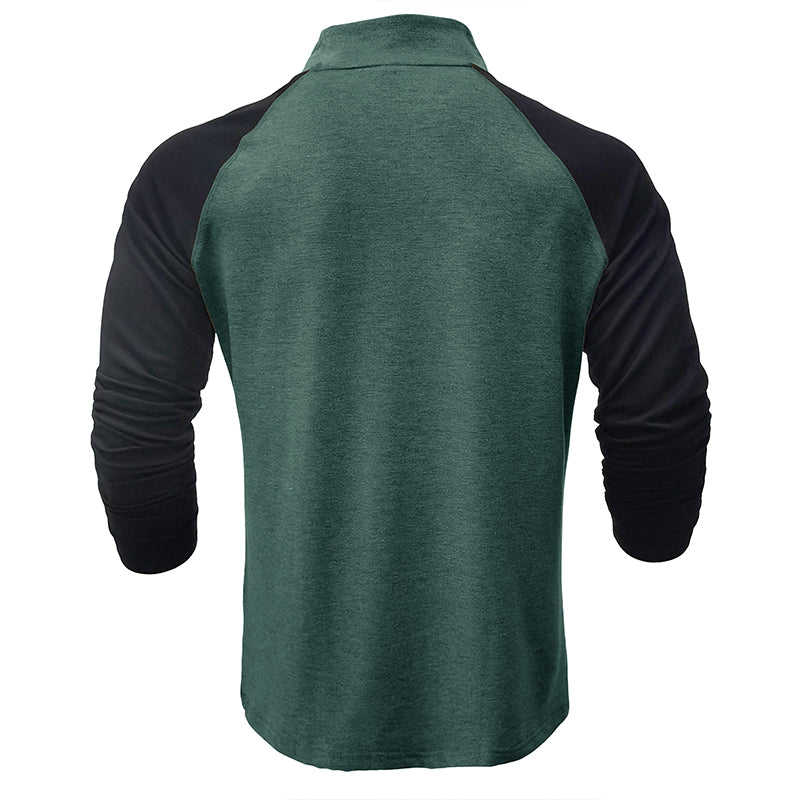 Chemise en coton avec col montant