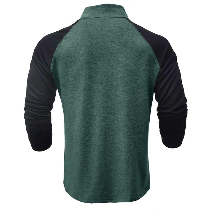 Chemise en coton avec col montant
