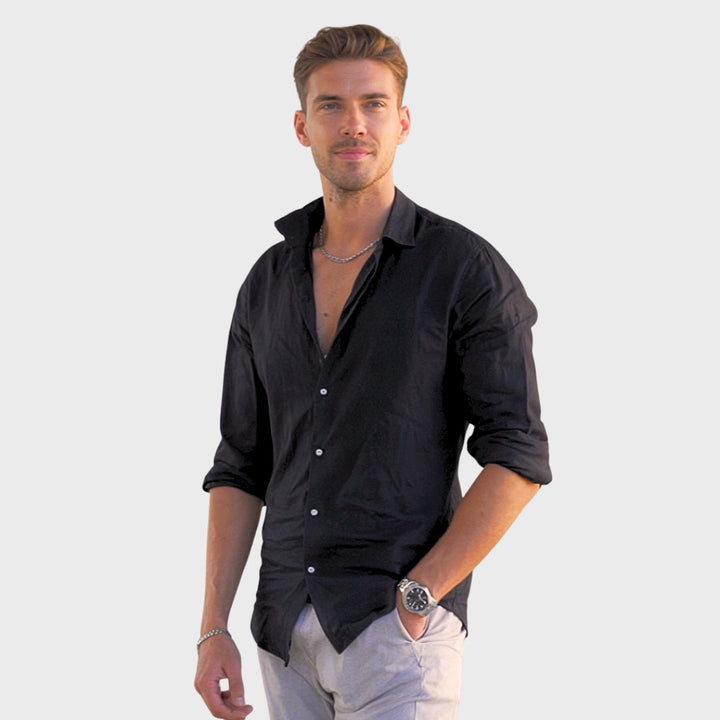 Leonardo - Chemise en Lin Décontractée