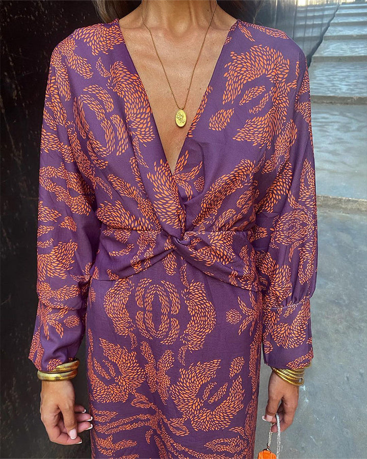 Sabrina - Robe midi sophistiquée