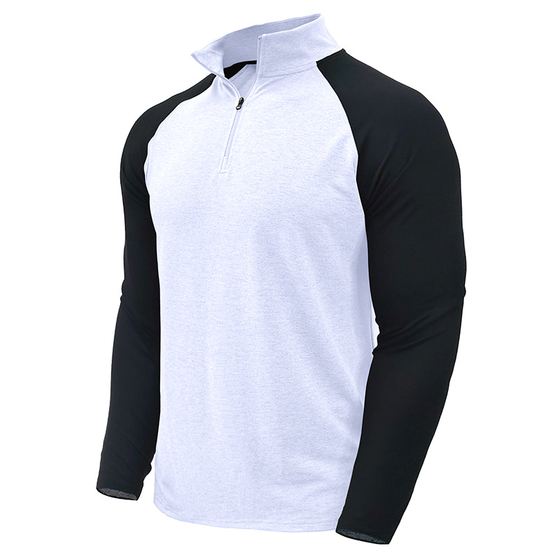 Chemise en coton avec col montant