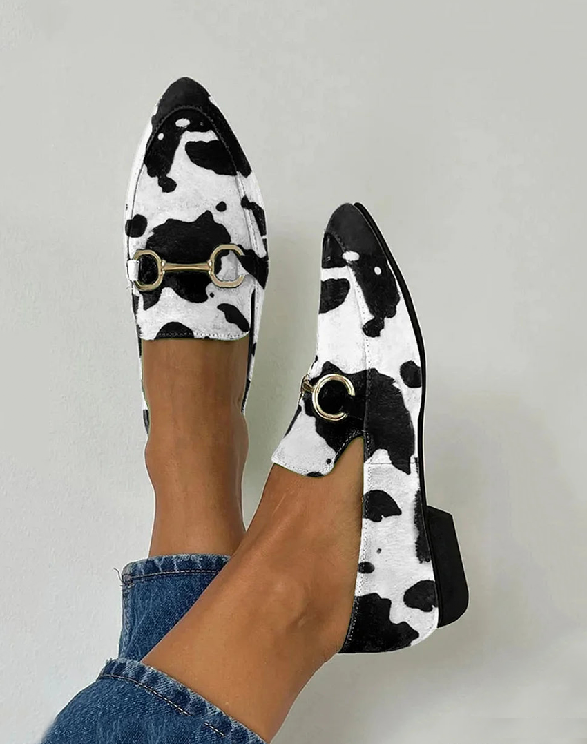 Diana - Mocassin avec Détail de Boucle Imprimée
