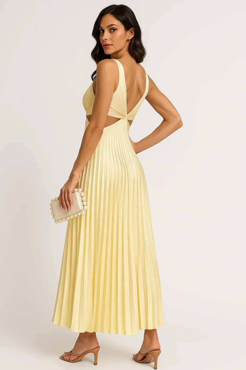 Camila - Robe Midi Sans Manches