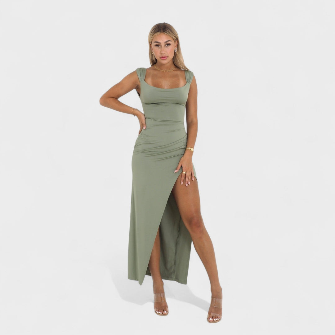 Sarela - Robe longue dos nu