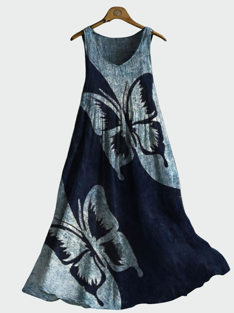 Robe avec Imprimé de Papillons