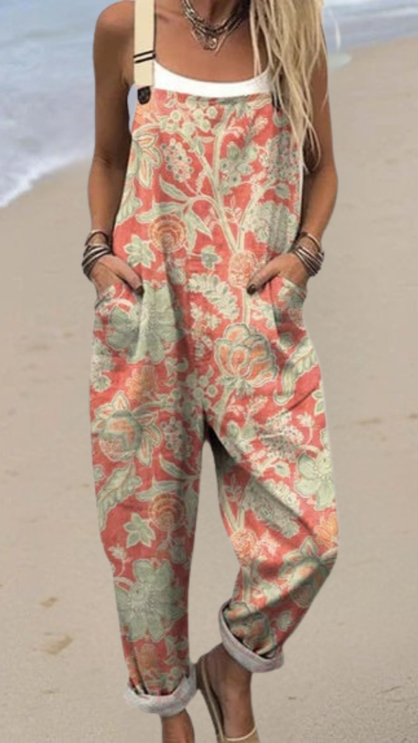 Elis - Robe florale vintage