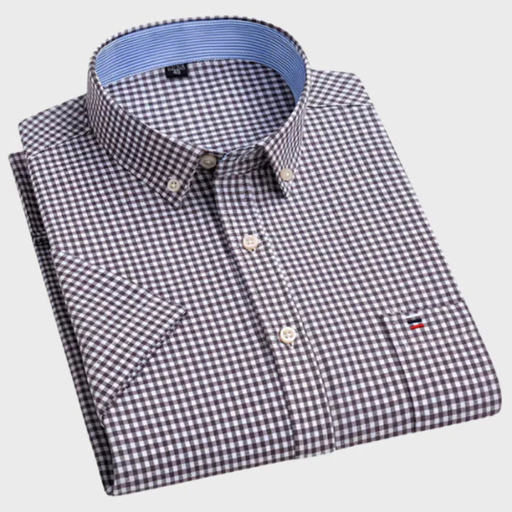 Mateus - Chemise Classique en Coton à Motif