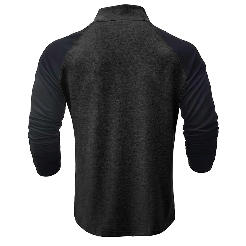 Chemise en coton avec col montant