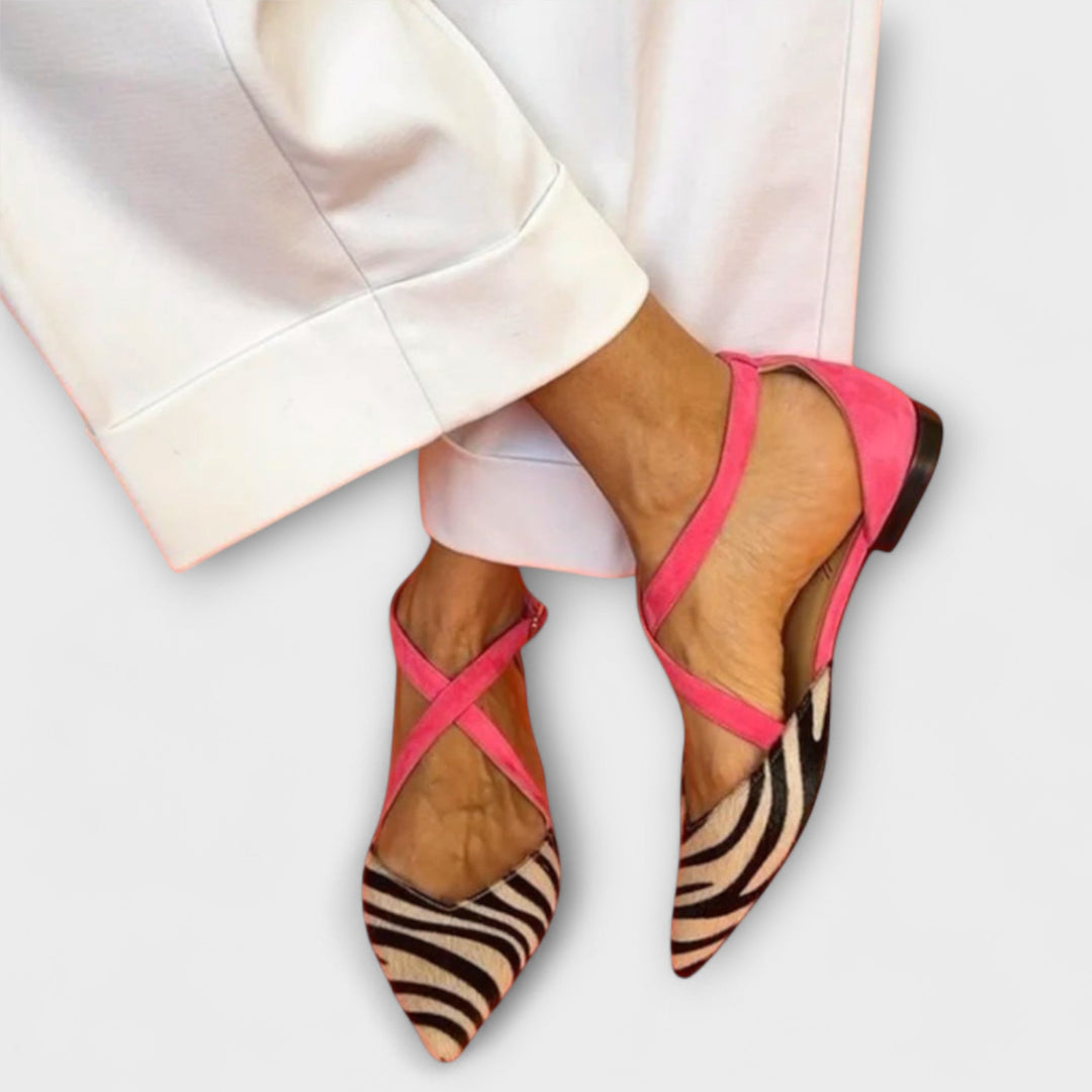 Ballerines avec Motif Zèbre