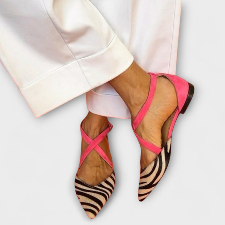 Ballerines avec Motif Zèbre