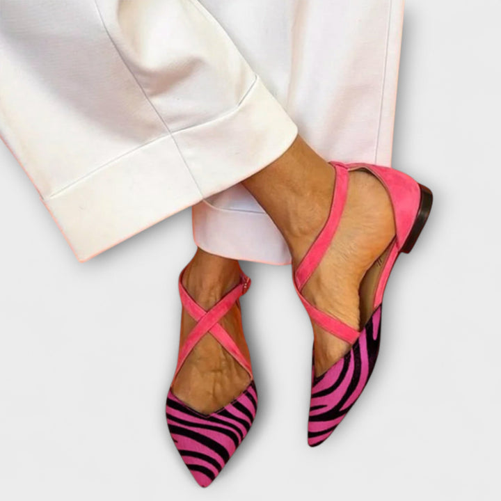 Ballerines avec Motif Zèbre