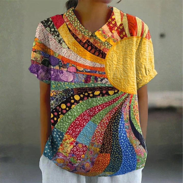 Mel - Chemise Patchwork Sunburst