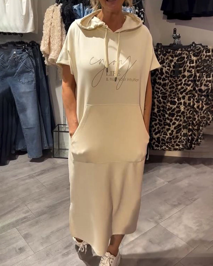 Sásquia - Robe décontractée avec capuche