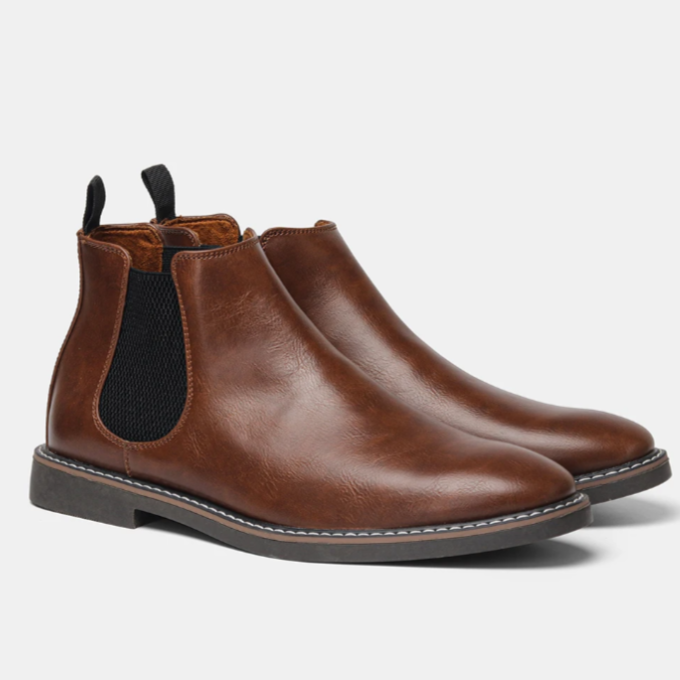 Dinis - Bottines Chelsea en Cuir