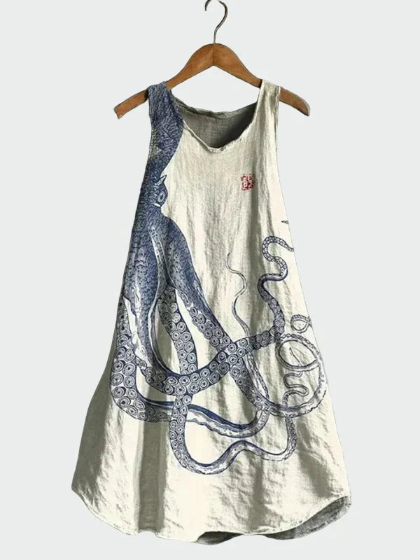 Robe avec Imprimé de Tentacules