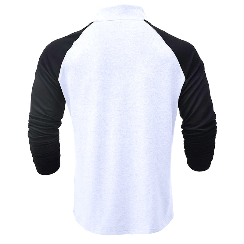 Chemise en coton avec col montant