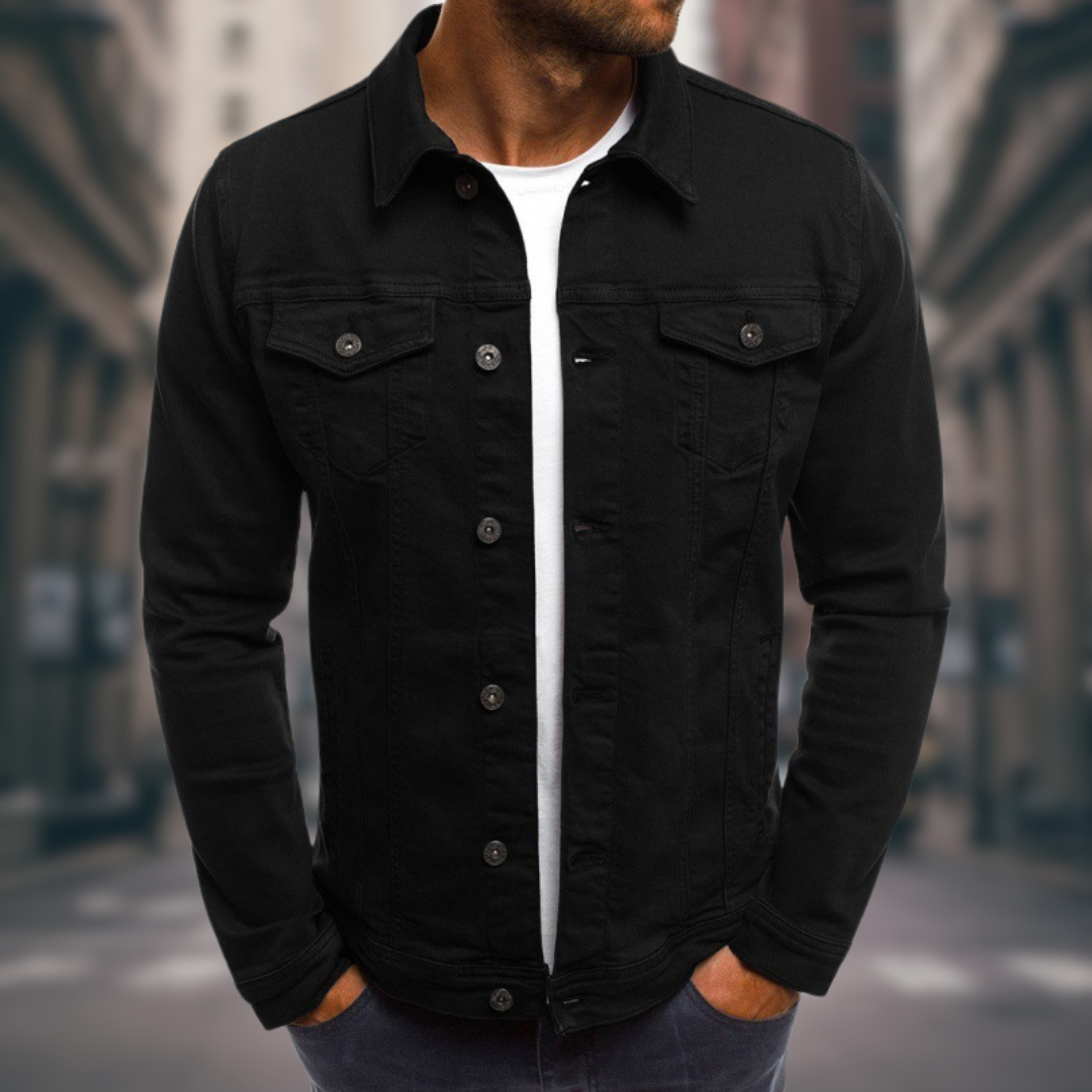 Artur - Veste en Jean Ajustée
