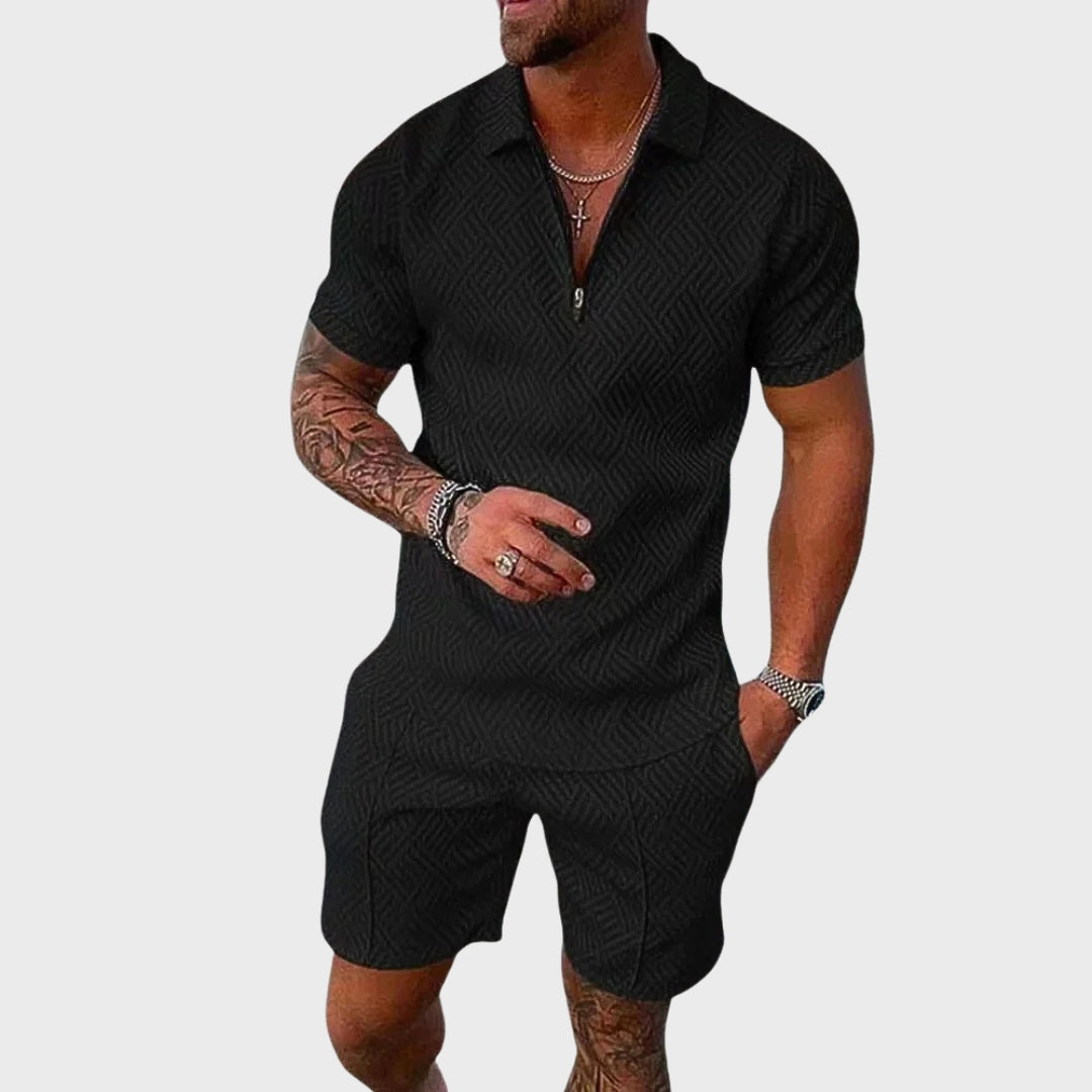 André - Ensemble de Chemise Polo et Shorts