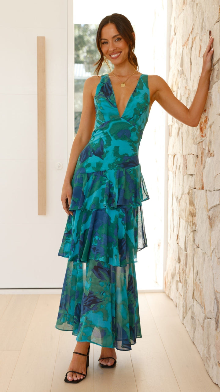Eli - Robe Maxi Élégante Été