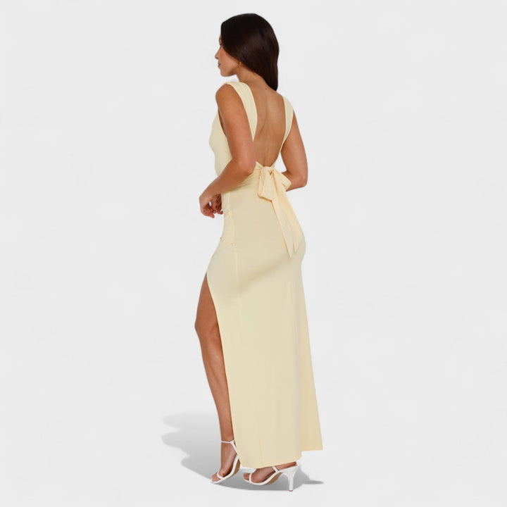 Sarela - Robe longue dos nu