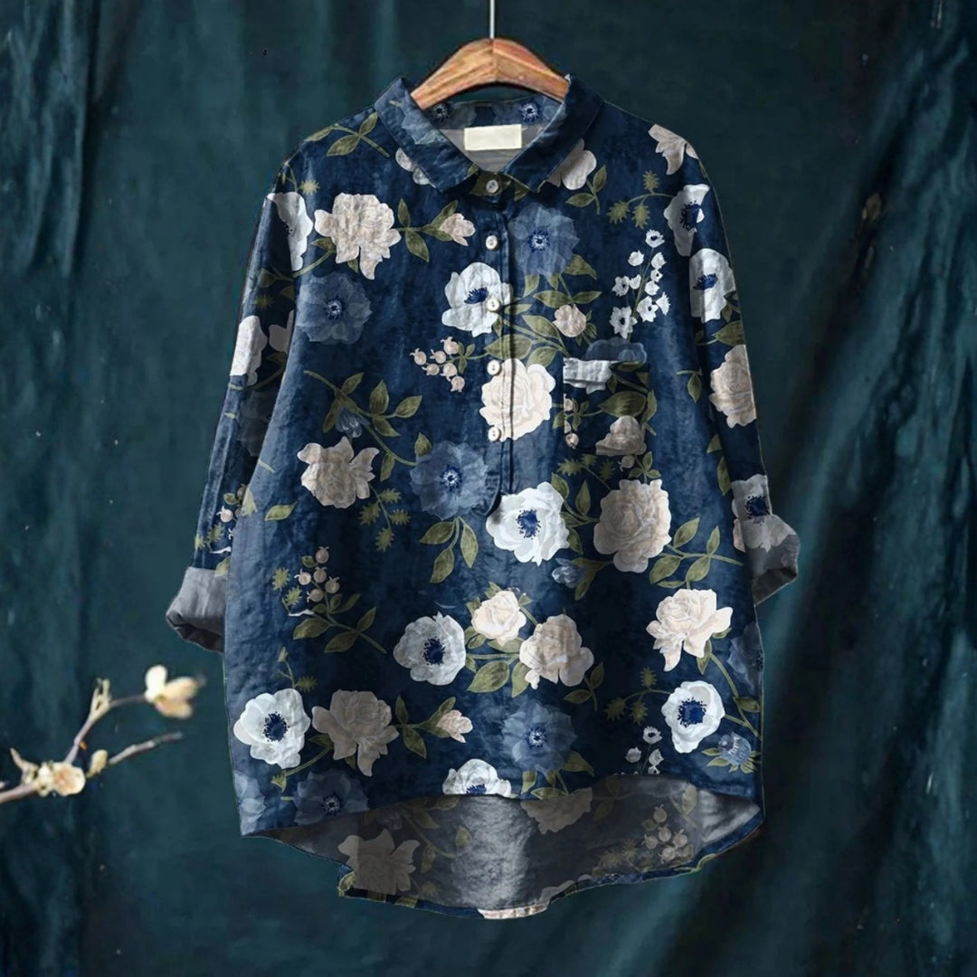 Laura - Chemise Décontractée avec Imprimé Floral