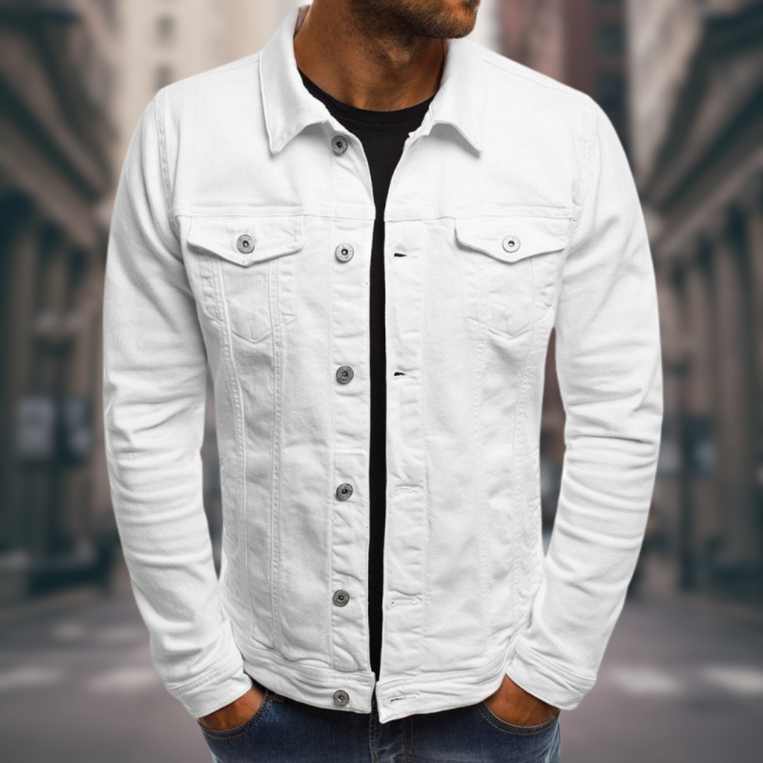 Artur - Veste en Jean Ajustée