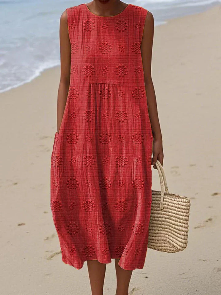 Franca - Robe en coton sans manches