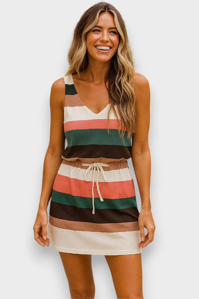 Gema - Robe Mini à Rayures