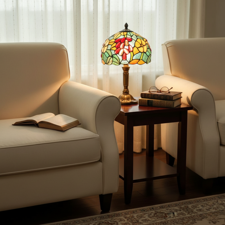 Lampe en Verre Coloré