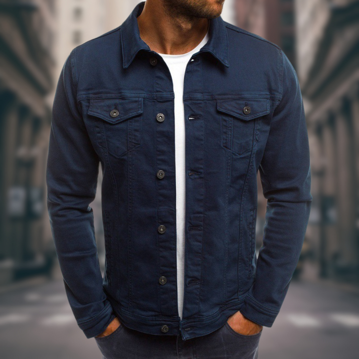 Artur - Veste en Jean Ajustée