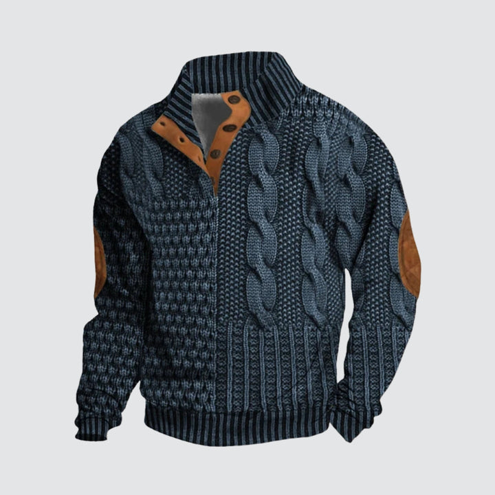 Rui - Pull Stylé avec Motif