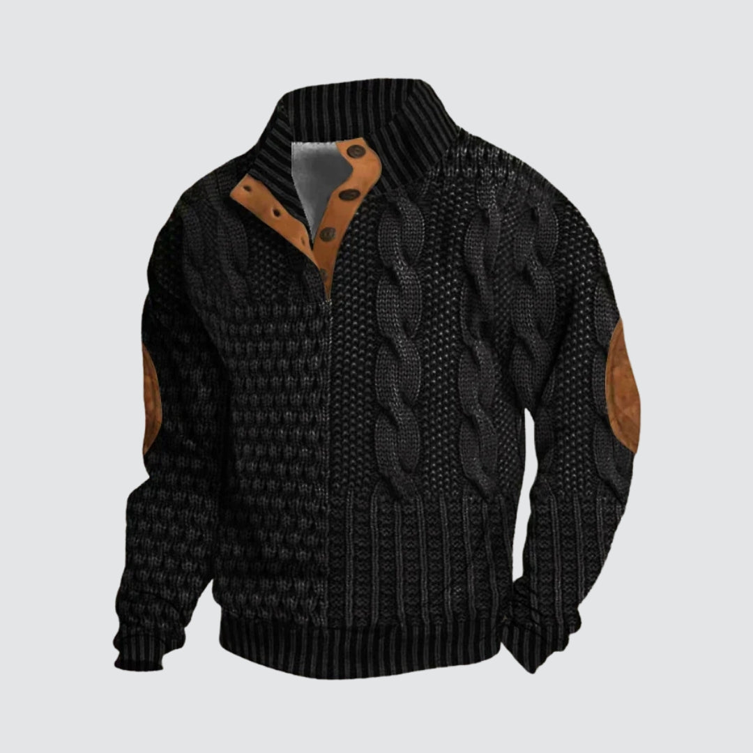Rui - Pull Stylé avec Motif