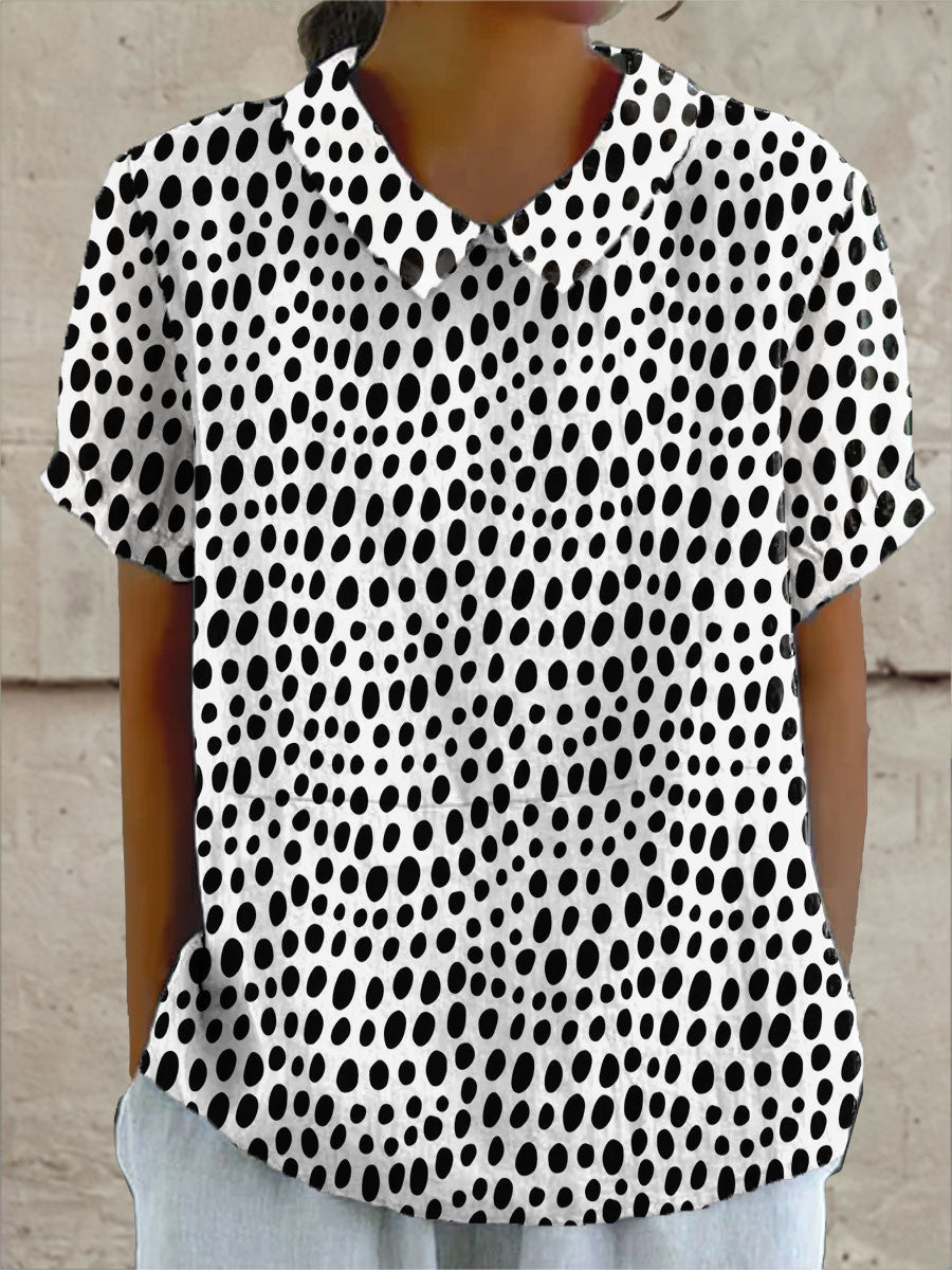 Liliana - Chemise à Pois