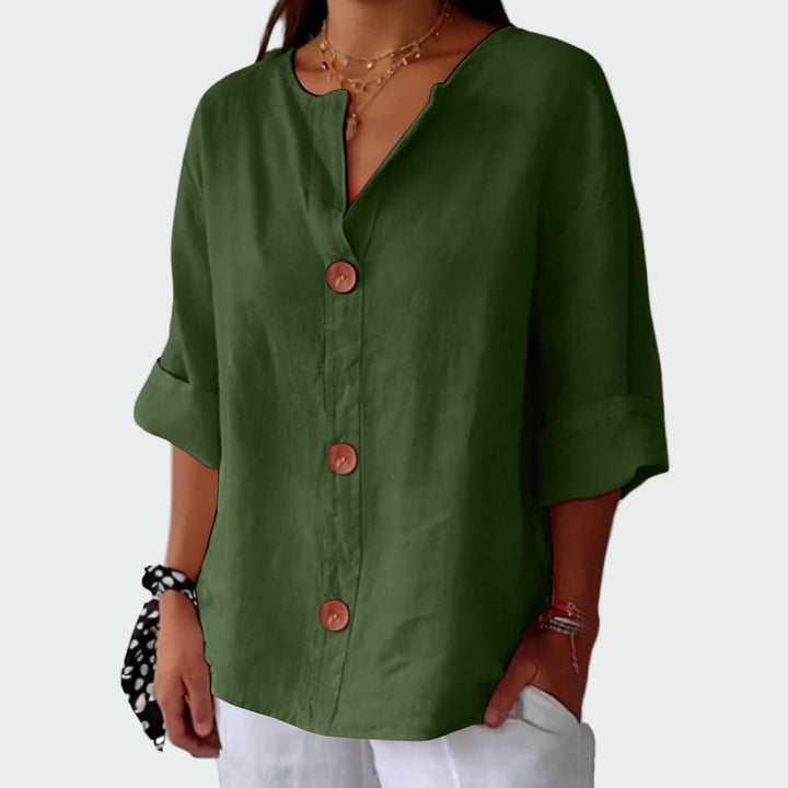 Blouse décontractée avec texture