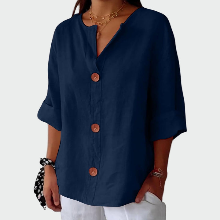 Blouse décontractée avec texture