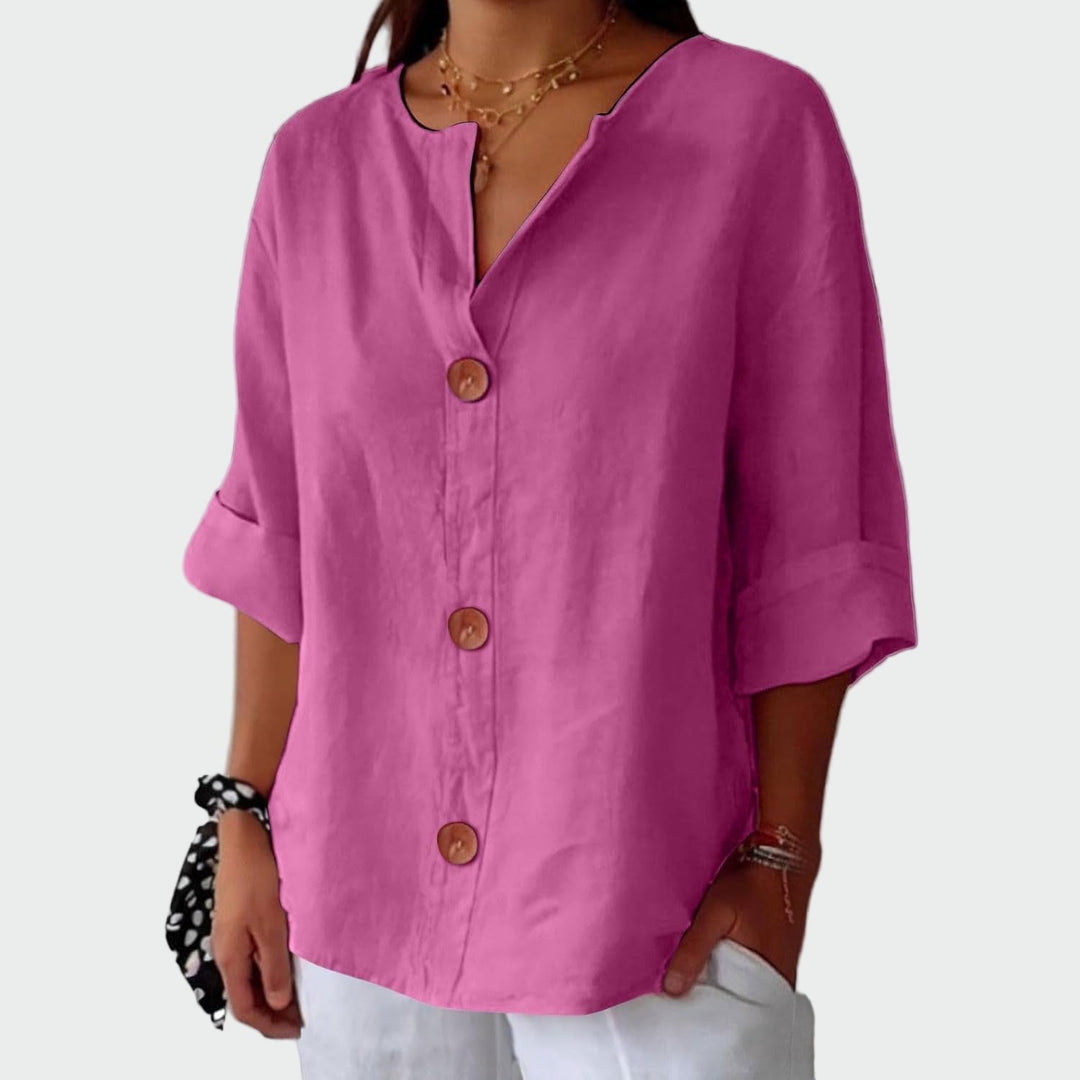 Blouse décontractée avec texture
