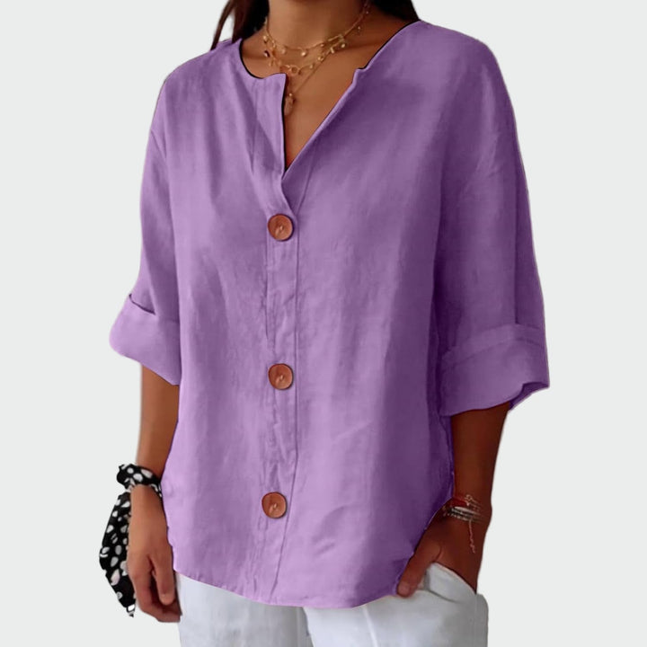 Blouse décontractée avec texture