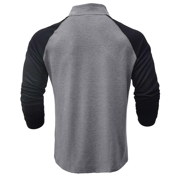Chemise en coton avec col montant