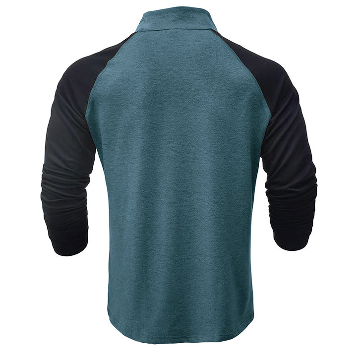 Chemise en coton avec col montant