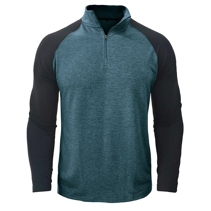 Chemise en coton avec col montant
