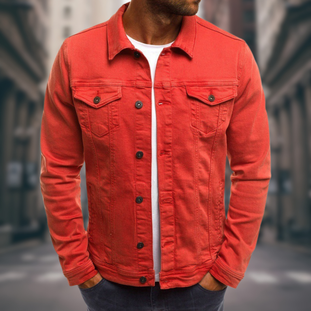 Artur - Veste en Jean Ajustée