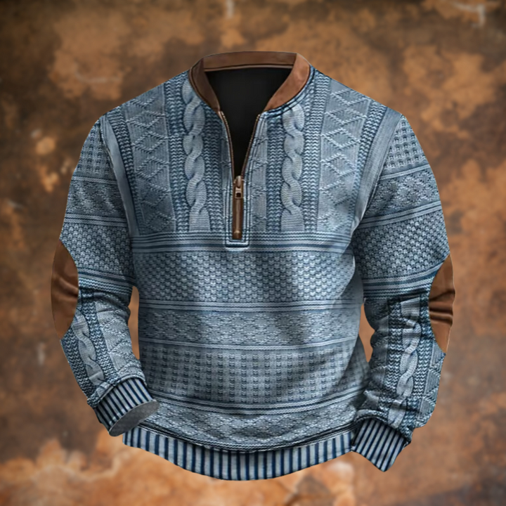 João - Pull en maille avec fermeture